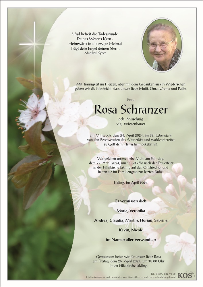 Rosa Schranzer